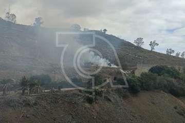  El humo de una quema en una finca de Telde asfixia al Valle de los Nueve y Tecén/TA.